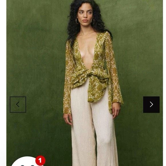 Savannah Morrow Chiara Silk Blouse NEW NWT - Picture 6 of 7